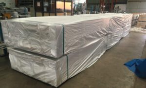 snow wooden packing