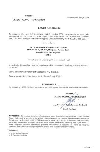 Urząd Dozoru Technicznego (UDT)